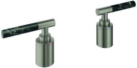 GROHE Atrio Private Collection Hebelgriffe Vanilla Noir Caesarstone Chrom