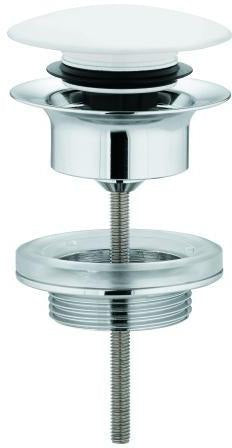 GROHE Ablaufgarnitur 65807 mit Klickverschluss für Waschtische, Chrom