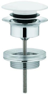 GROHE Ablaufgarnitur 65807 mit Klickverschluss für Waschtische, Chrom