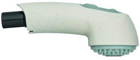 GROHE Spülbrause 46312 für Zedra/Europlus – Umstellung Mousseur/Brausestrahl, Antikalk, chrom/grau