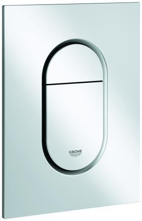 GROHE Arena Cosmopolitan S WC-Betätigungsplatte 2-Mengen/Start&Stopp hard graphite
