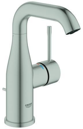 GROHE Essence Einhand-Waschtischbatterie M-Size mit U-Auslauf und SilkMove-Technologie