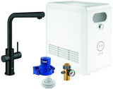 GROHE Blue Professional L-Auslauf Set – Spültisch-Einhandmischer mit Filterfunktion, Bluetooth & WiFi