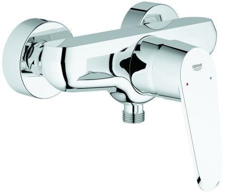 GROHE Eurodisc Cosmopolitan Einhand-Brausebatterie – Wandmontage, chrom, eigensicher