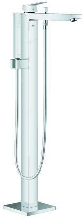 GROHE Eurocube Einhand-Wannenbatterie Bodenmontage chrom mit Handbrause Euphoria Cube+