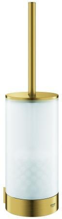 GROHE Selection WC-Bürstengarnitur Glas/Chrom – Wandmontage mit verdeckter Befestigung