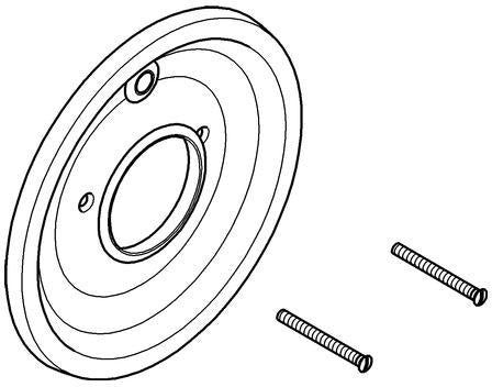 GROHE Rosette 46057 Ø170 mm für Einhandmischer – Chrom-Armaturenrosette