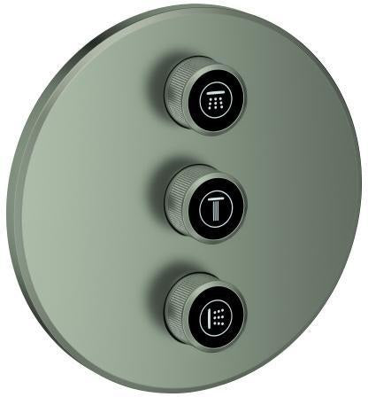 GROHE Grohtherm SmartControl 3-fach Unterputzventil Fertigmontageset rund warm sunset