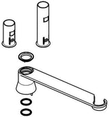 GROHE Halter 46734 für Spülbrause – Schwenkbereich 140° & LongLife Oberfläche
