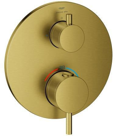 GROHE Atrio Thermostat-Brausebatterie 24357 FMS mit 1 Absperrventil, Chrom