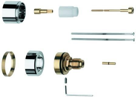 GROHE Verlängerungsset 47249 für Automatic 2000 Spezial – 27,5 mm, Chrom
