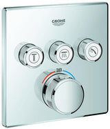 GROHE Grohtherm SmartControl Unterputz-Thermostat 3 Ventile eckig Chrom