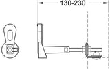 GROHE Montagewinkel Rapid SL 38733 mit Wandlasche und Befestigungsmaterial