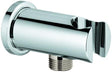 GROHE Rainshower Wandanschlussbogen 26658 mit runder Rosette, eigensicher, chrom