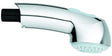 GROHE Spülbrause 46656 herausziehbar mit 2 Strahlarten, chrom/nighttimegrey