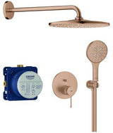 GROHE Essence Duschsystem Unterputz mit Rainshower Mono 310 Kopfbrause – Chrom