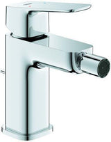 GROHE Cubeo Einhand-Bidetbatterie Chrom mit Zugstangen-Ablaufgarnitur und SilkMove