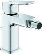 GROHE Cubeo Einhand-Bidetbatterie Chrom mit Zugstangen-Ablaufgarnitur und SilkMove