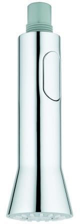 GROHE Spülbrause 46731 Chrom – Profibrause mit SpeedClean Antikalk-System und 2 Strahlarten