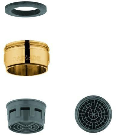 GROHE Mousseur 13952 Strahlregler M24 x 1 Außengewinde mit LongLife Oberfläche