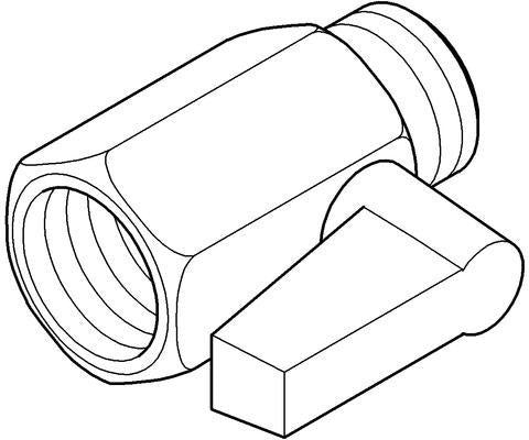 GROHE Vorabsperrung 42116 für Warmwasser – für Europlus E UP-Einbaukasten, chrom