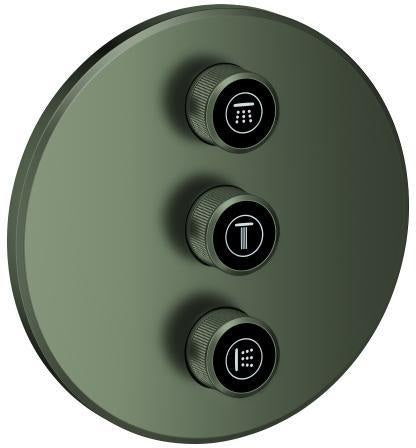 GROHE Grohtherm SmartControl 3-fach Unterputzventil Fertigmontageset rund warm sunset