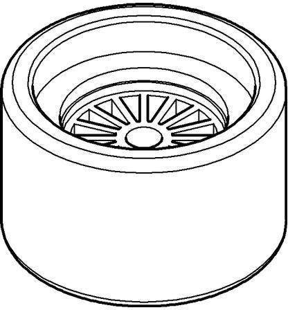 GROHE Mousseur 48075 Strahlregler Chrom – Innengewinde M22 x 1, ohne Durchflussbegrenzung