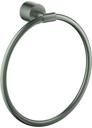 GROHE Handtuchring Atrio 40887 – Verchromter Wand-Handtuchring mit verdeckter Befestigung