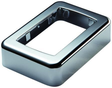 GROHE Rosette 66734 Chrom – Passgenaue Armaturenrosette für Urinal-Armaturen
