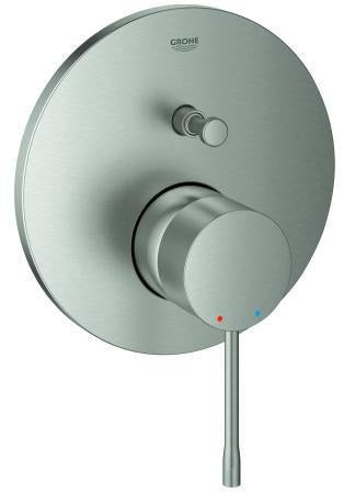 GROHE Essence Einhand-Wannenbatterie Fertigmontageset Cool Sunrise gebürstet