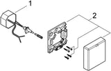 GROHE Schalternetzteil 36338 für Waschtisch-Elektronik mit 1-Auge-Infrarotsensor – 100-230 V AC