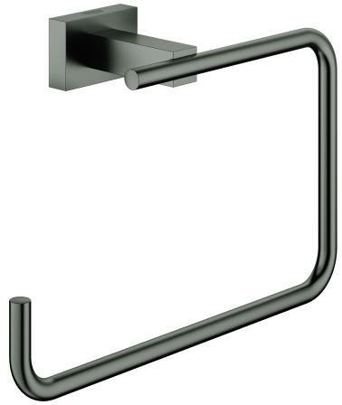 GROHE Handtuchring Essentials Cube 40510_1 aus Metall in Chrom – verdeckte Befestigung
