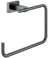 GROHE Handtuchring Essentials Cube 40510_1 aus Metall in Chrom – verdeckte Befestigung