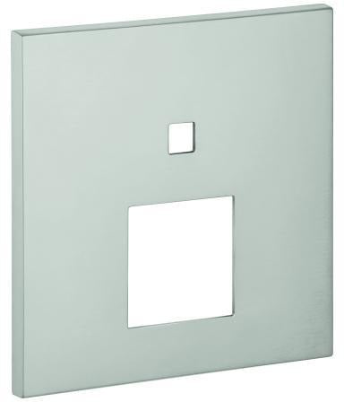 GROHE Rosette 48431 eckig für EHM-FMS mit 2-Wege Umstellung chrom