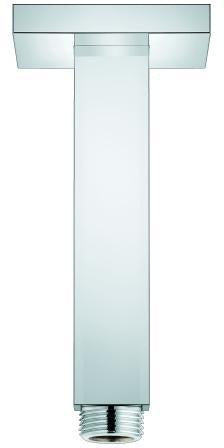GROHE Rainshower Deckenauslass 154 mm Chrom – Brausearm mit Rosette und Rückstromsicherung
