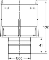 GROHE Austauschsitz 43545 für Spülkasten – Ventilsitz mit O-Ring für Wandeinbau-Spülkästen