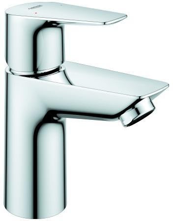 GROHE BauEdge Einhand-Waschtischbatterie S-Size mit Push-Open Ablaufgarnitur und 3,5 l/min Low Flow