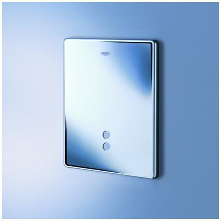 GROHE Tectron Skate Frontplatte 42191 in Chrom – Betätigungsplatte 156 x 197 mm
