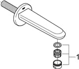 GROHE Eurodisc Cosmopolitan Wanneneinlauf Wandmontage Ausladung 170 mm Chrom