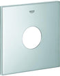 GROHE Rosette 48434 eckig für EHM-Fertigmontagesets – Chrom, QuickFix, StarLight