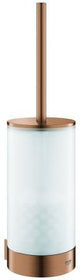 GROHE Selection WC-Bürstengarnitur Glas/Chrom – Wandmontage mit verdeckter Befestigung