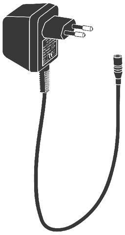 GROHE Steckertrafo 43016 – 230 V AC auf 12 V AC, 50 Hz, Schutzart IP 44