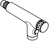 GROHE Spülbrause 48600 chrom – 2 Strahlarten, Außengewinde, Rückschlagklappe