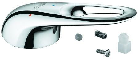 GROHE Hebel 46939 Chrom – Metall-Hebelgriff für Einhand-Waschtischbatterie mit 35 mm Kartusche