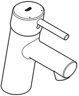 GROHE Concetto Einhand-Waschtischbatterie EcoJoy mit SilkMove und SpeedClean