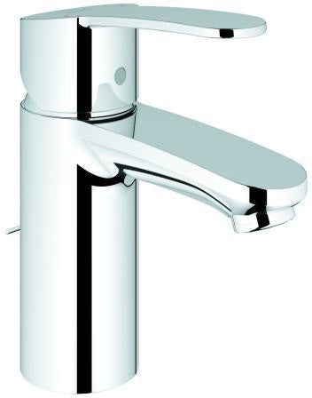 GROHE Eurostyle Cosmopolitan Einhand-Waschtischbatterie mit EcoJoy und versenkbarer Kette, Chrom