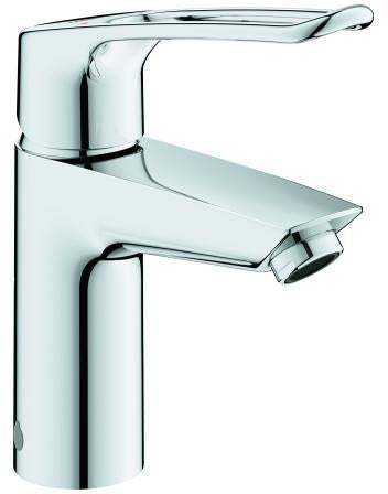 GROHE Eurosmart Einhand-Waschtischbatterie S-Size mit thermischem Verbrühschutz – Chrom