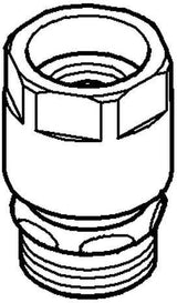 GROHE Rohrbelüfter 41238 Bauform C DN15 chrom – Rückflusssicherung nach DIN EN 1717