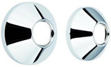 GROHE Rosette 02210 für S-Anschluss DN 15, 70 mm, 2 Stück, Chrom – Armaturenrosette mit Gewinde