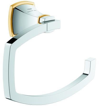 GROHE WC-Papierhalter Allure Brilliant 40898 ohne Deckel chrom – verdeckte Wandmontage